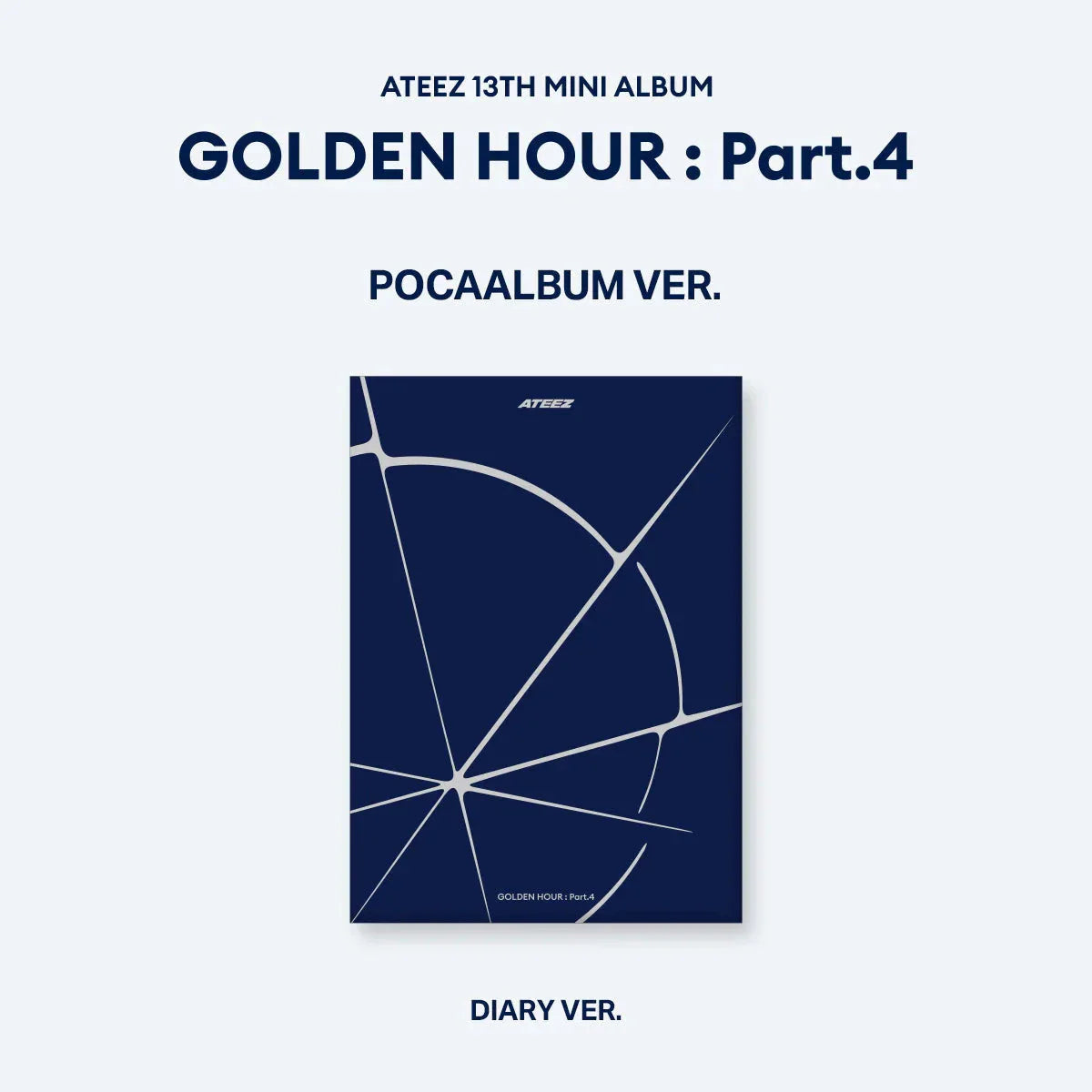 [PRE-ORDER] ATEEZ - [GOLDEN HOUR : Part.4] (POCAALBUM Ver.) + MAKESTAR GIFT