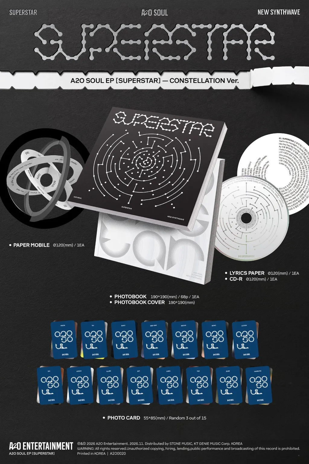 [PRE-ORDER] A2O - SOUL EP [SUPERSTAR]