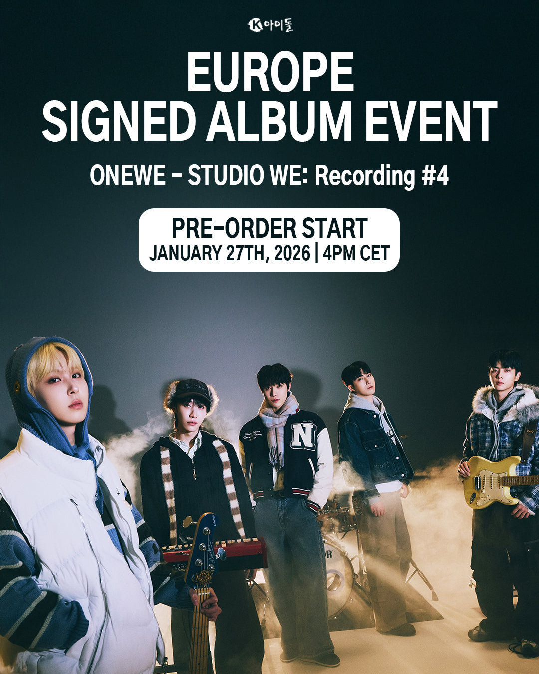 [PRE-ORDER] ONEWE - STUDIO WE:RECORDING #4 EUROPE SIGNED ALBUM EVENT