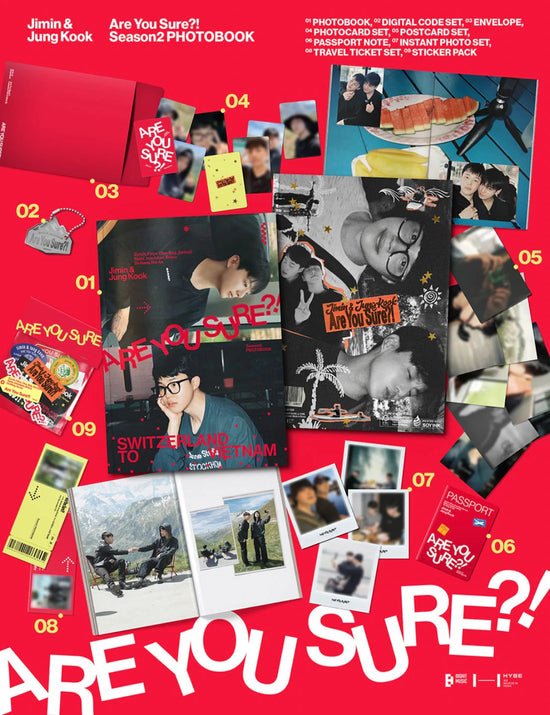 JIMIN X JUNGKOOK (BTS) - ARE YOU SURE?! SEASON2 (PHOTOBOOK)