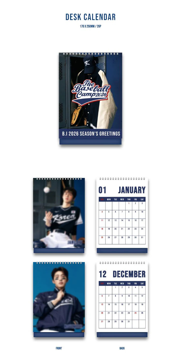 B.I - 2026 SEASON'S GREETINGS (THE BASEBALL CAMP 2026)