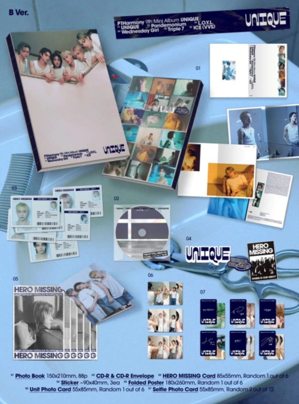 P1Harmony - UNIQUE (Photobook ver.) – KeaPOP