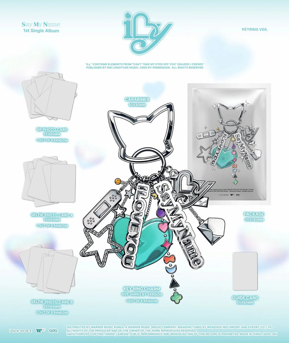 SAY MY NAME - ILY (KEYRING VER.)