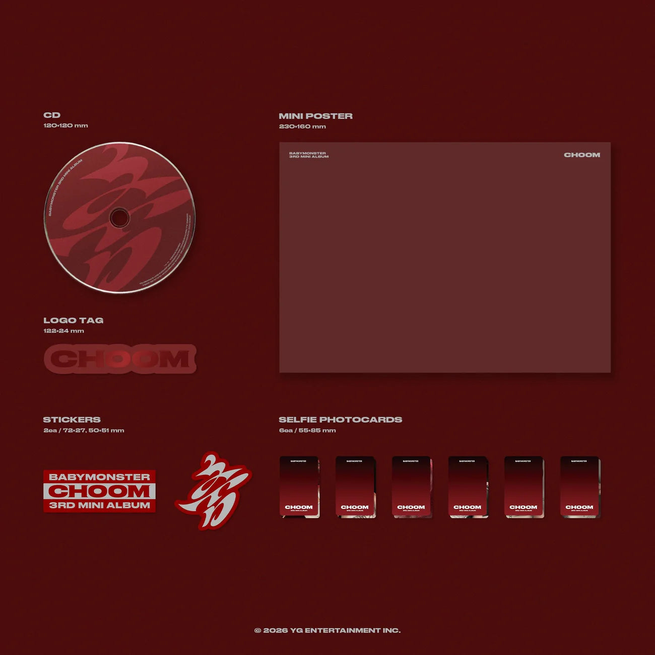 [PRE-ORDER] BABYMONSTER - CHOOM