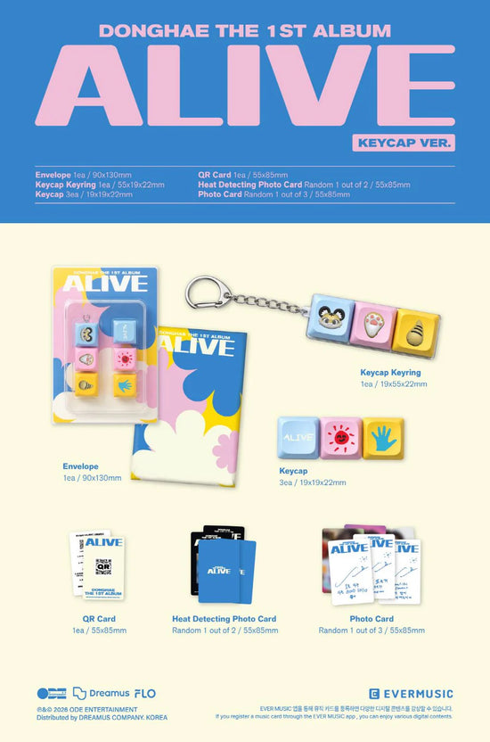 DONGHAE (SUPER JUNIOR) - ALIVE (Keycap ver.)