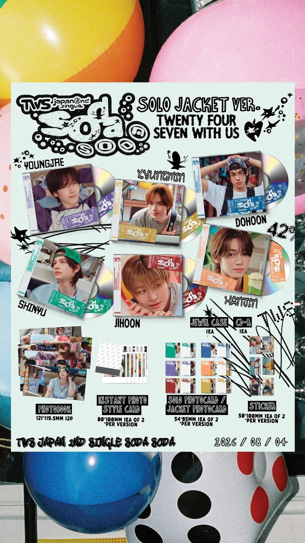 TWS Japan 2nd Single - SODA SODA (Solo Jacket)