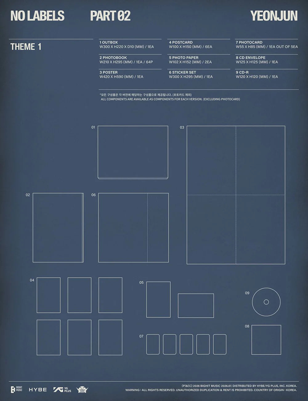 [PRE-ORDER] YEONJUN - NO LABELS: PART 02