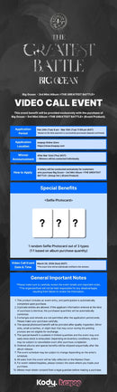 [PRE- ORDER] BIG OCEAN - GREATEST BATTLE (Group ver.)