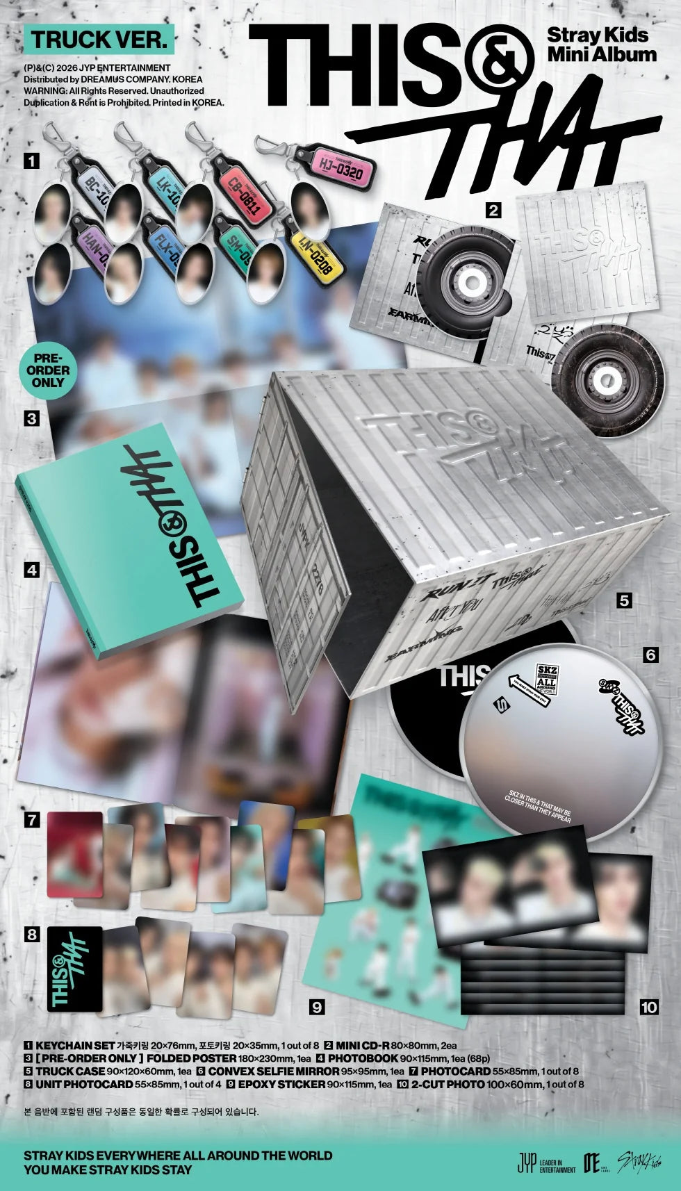 [PRE-ORDER] STRAY KIDS - THIS & THAT (TRUCK - Limited Edition VER.)