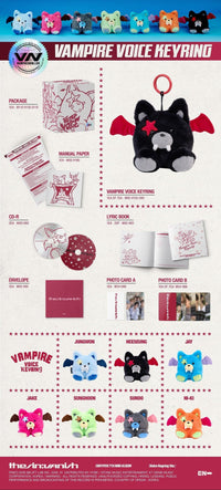 [PRE-ORDER] ENHYPEN - THE SIN: VANISH (VOICE KEYRING VER.)