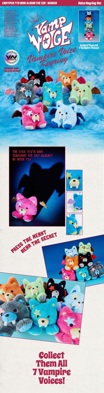 [PRE-ORDER] ENHYPEN - THE SIN: VANISH (VOICE KEYRING VER.)