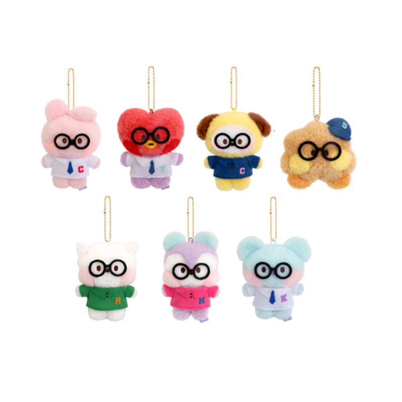 BTS - BT21 - MININI PLUSH KEYRING PREPPY