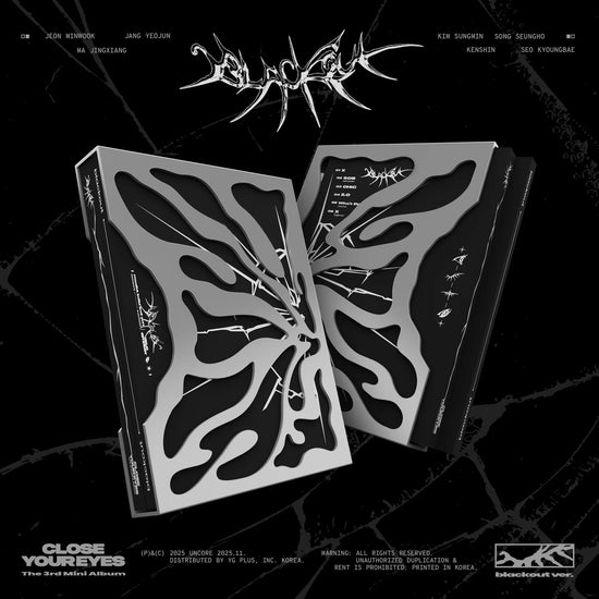 CLOSE YOUR EYES - BLACKOUT (SIGNED hello82 ver.)