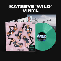 KATSEYE - WILD (GREEN/RED VINYL) SIGNED