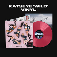 KATSEYE - WILD (GREEN/RED VINYL) SIGNED