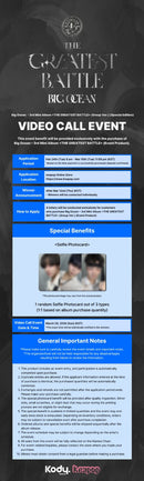 [PRE- ORDER] BIG OCEAN - GREATEST BATTLE SPECIAL EDITION (Group ver.)