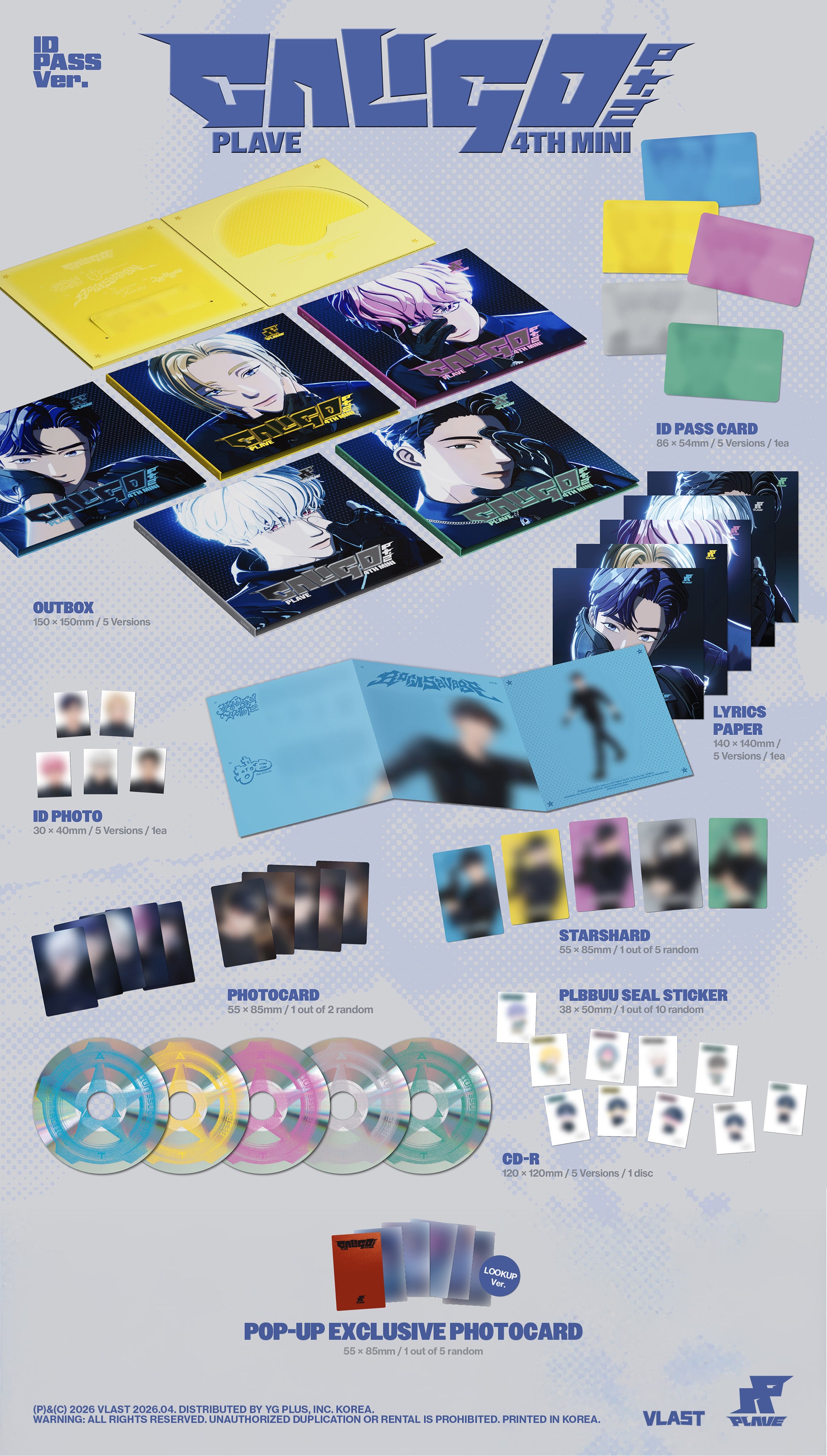 PLAVE - Caligo Pt.2 (ID PASS Ver.) - hello82 POP-UP Exclusive – KeaPOP