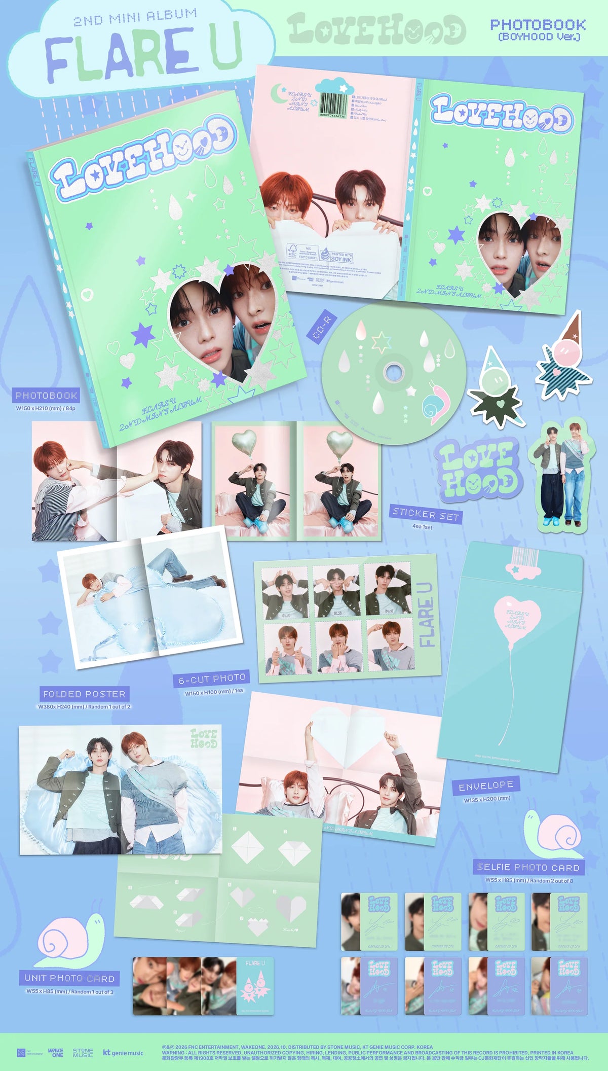 [PRE-ORDER] FLARE U - LOVEHOOD (PHOTOBOOK VER.) SIGNED album