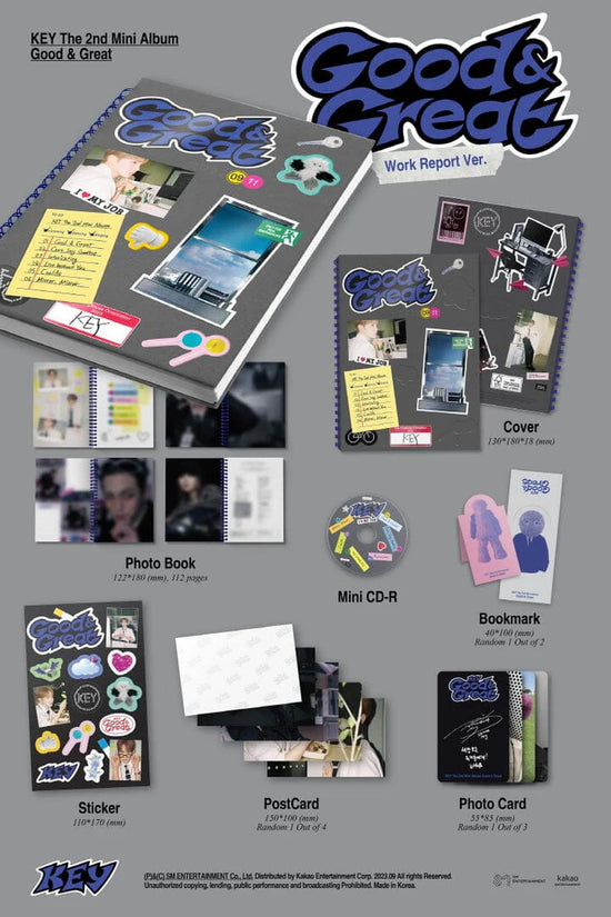 KEY (SHINEE) - GOOD & GREAT (WORK REPORT ver.)