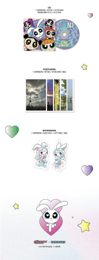 NEWJEANS – 2ND EP GET UP (THE POWERPUFF GIRLS X NJ BOX)