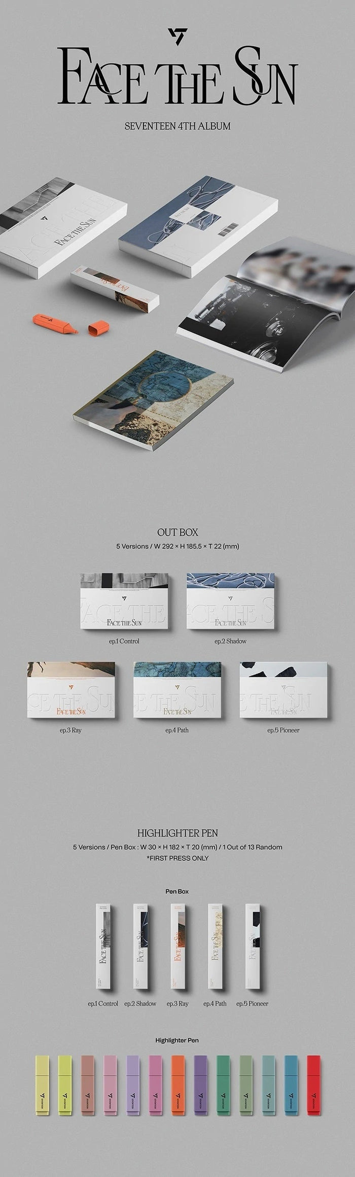 SEVENTEEN face the sun 5形態 バラ売り可 Seventeen - Face The Sun – KeaPOP