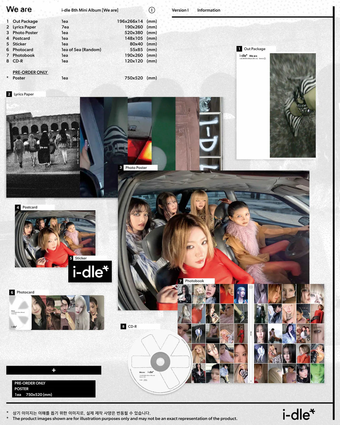 I-DLE - 8th Mini Album [WE ARE]