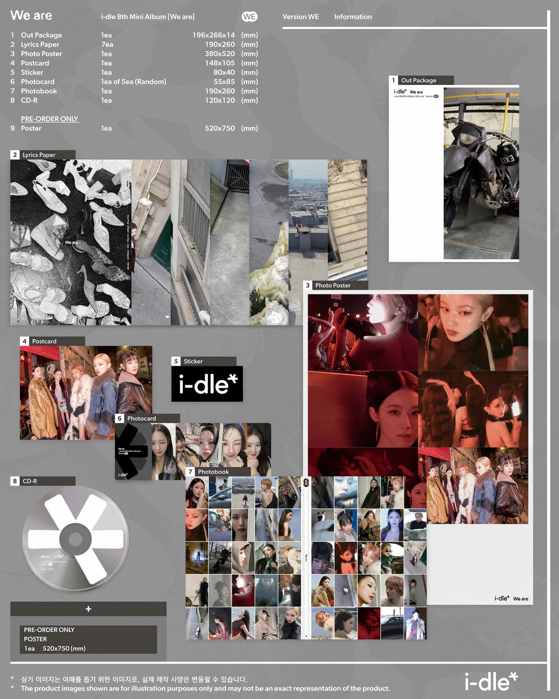 I-DLE - 8th Mini Album [WE ARE]