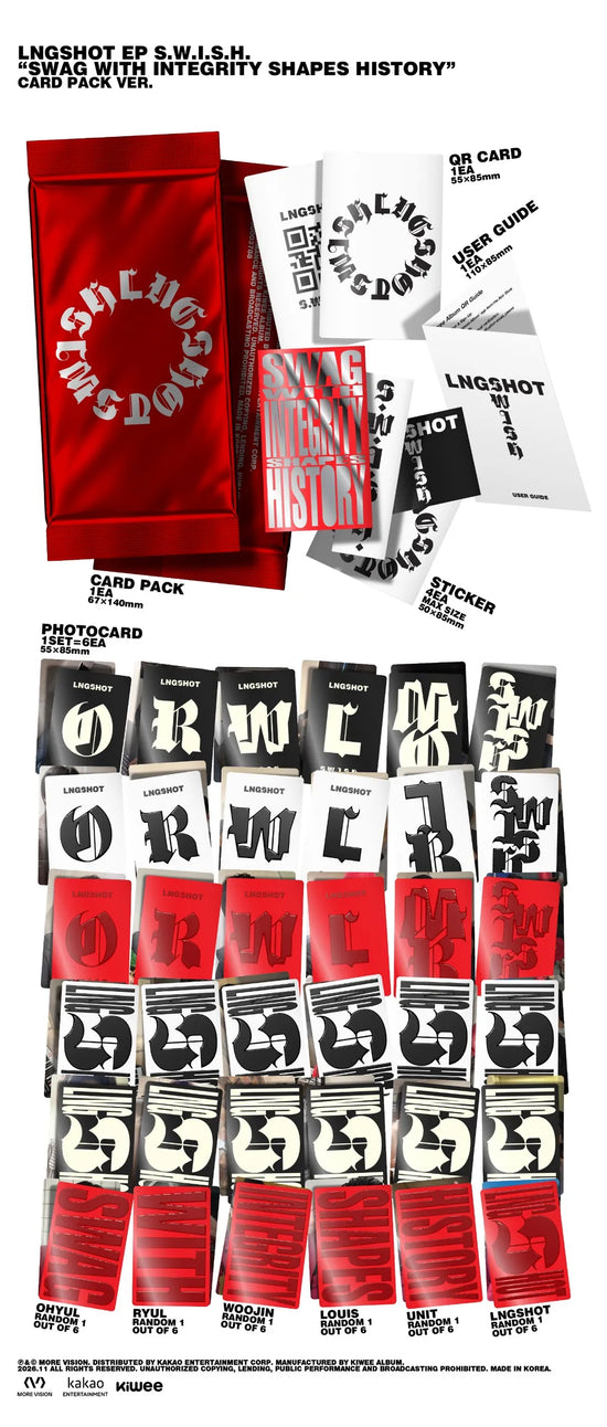 [PRE-ORDER] LNGSHOT EP [S.W.I.S.H.] (Card Pack Ver.)