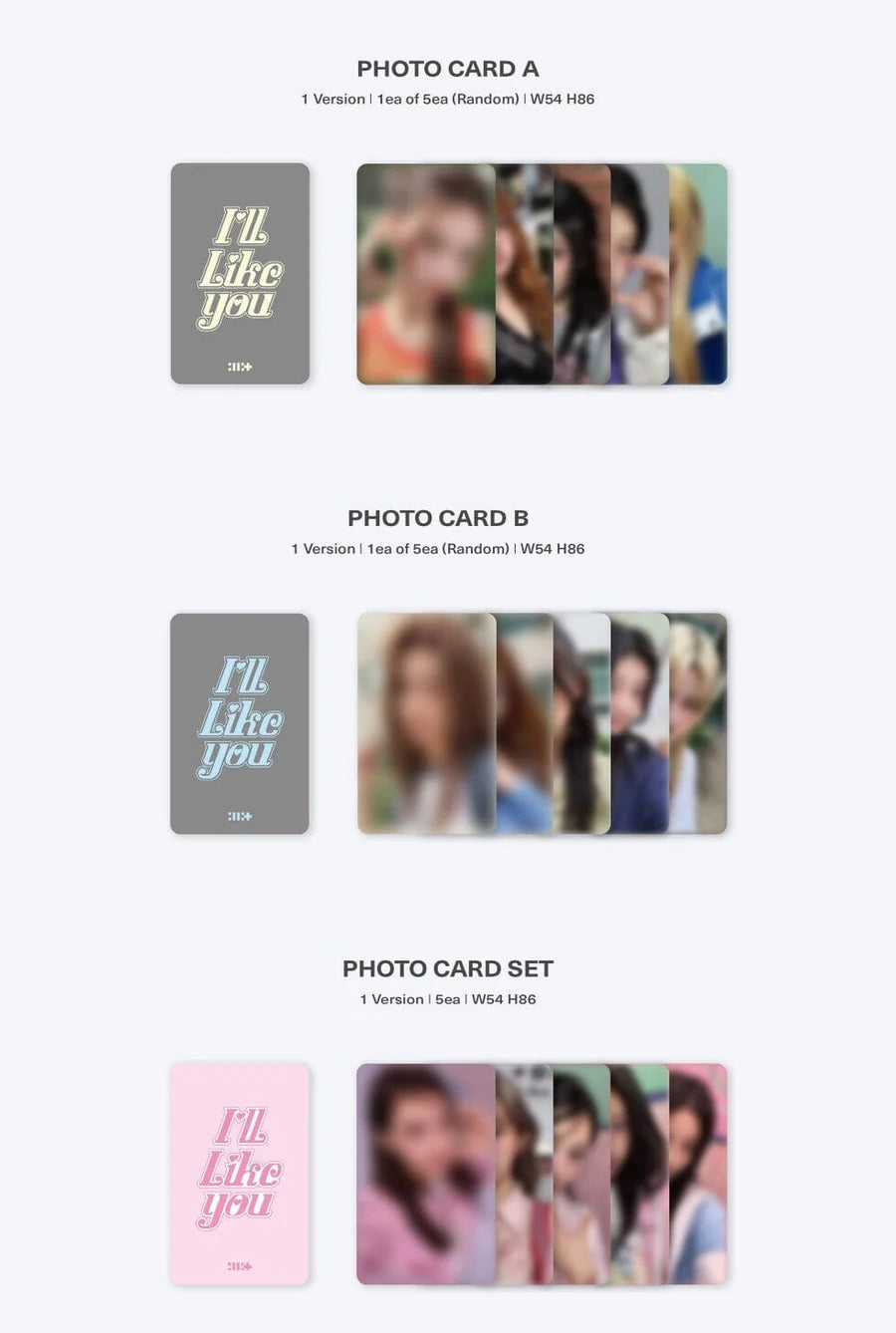 ILLIT I’LL LIKE YOU wevers ラキドロ　5種コンプ