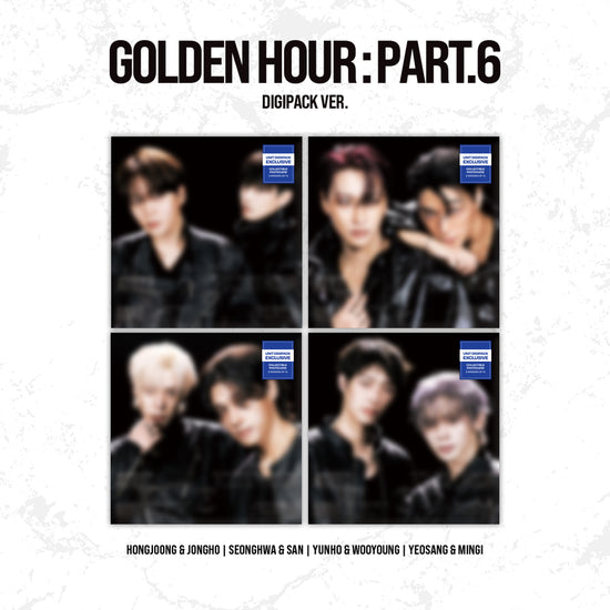 [PRE-ORDER] ATEEZ - GOLDEN HOUR : Part.6 (DIGIPACK UNIT VER.) - UNIT DIGIPACK Exclusive (Random)