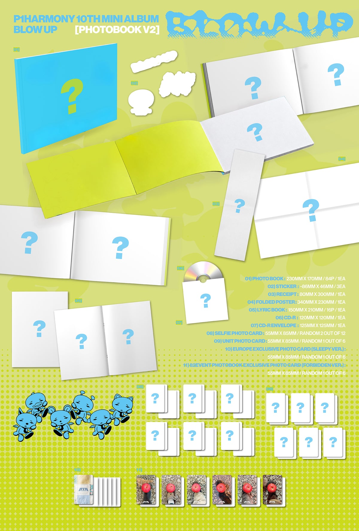 [PRE-ORDER] P1HARMONY - BLOW UP (Photobook Ver.) - Europe 82EVENT Exclusive