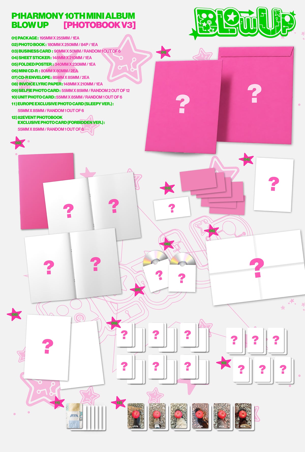 [PRE-ORDER] P1HARMONY - BLOW UP (Photobook Ver.) - Europe 82EVENT Exclusive