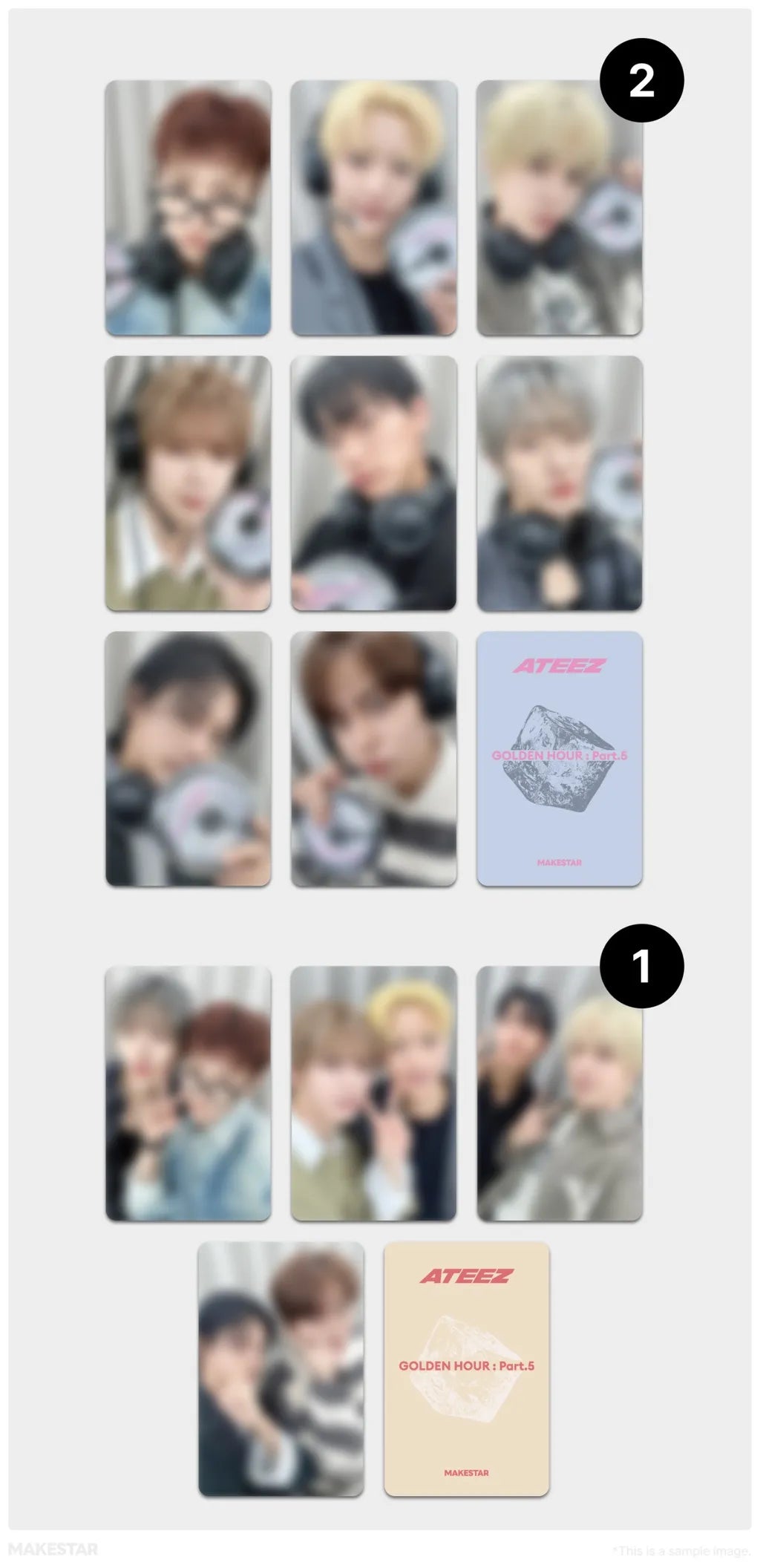 [PRE-ORDER] ATEEZ - GOLDEN HOUR : Part.5 + MAKESTAR POB (CDP VER.)