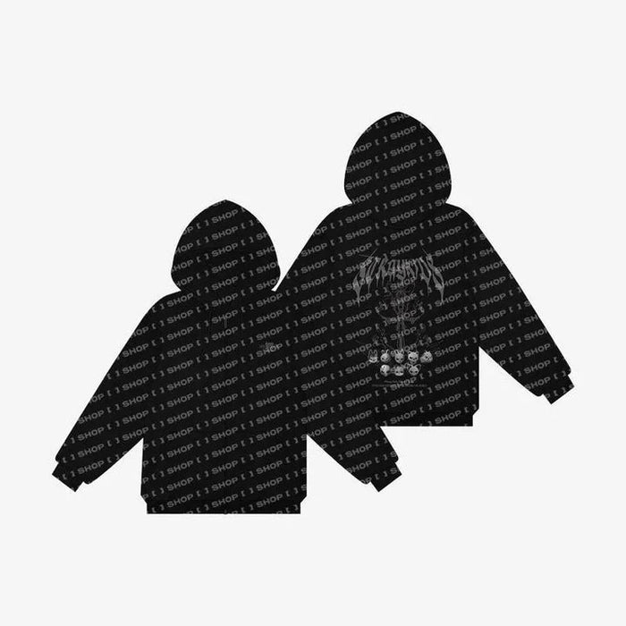 STRAY KIDS - EVIL SKZOO HOOD ZIP-UP (DOMINATE WORLD TOUR OFFICIAL