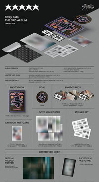 [PRE-ORDER] STRAY KIDS - 5 STAR (★★★★★) LIMITED VER. (3RD FULL ALBUM)