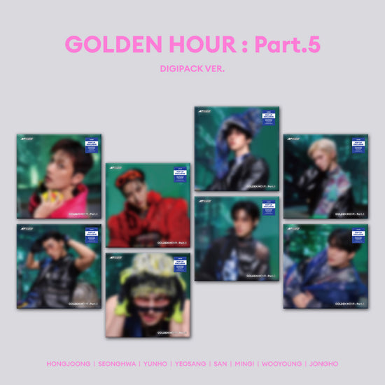 ATEEZ - GOLDEN HOUR : Part.5 DIGIPACK ver. (hello82 POP-UP Exclusive)