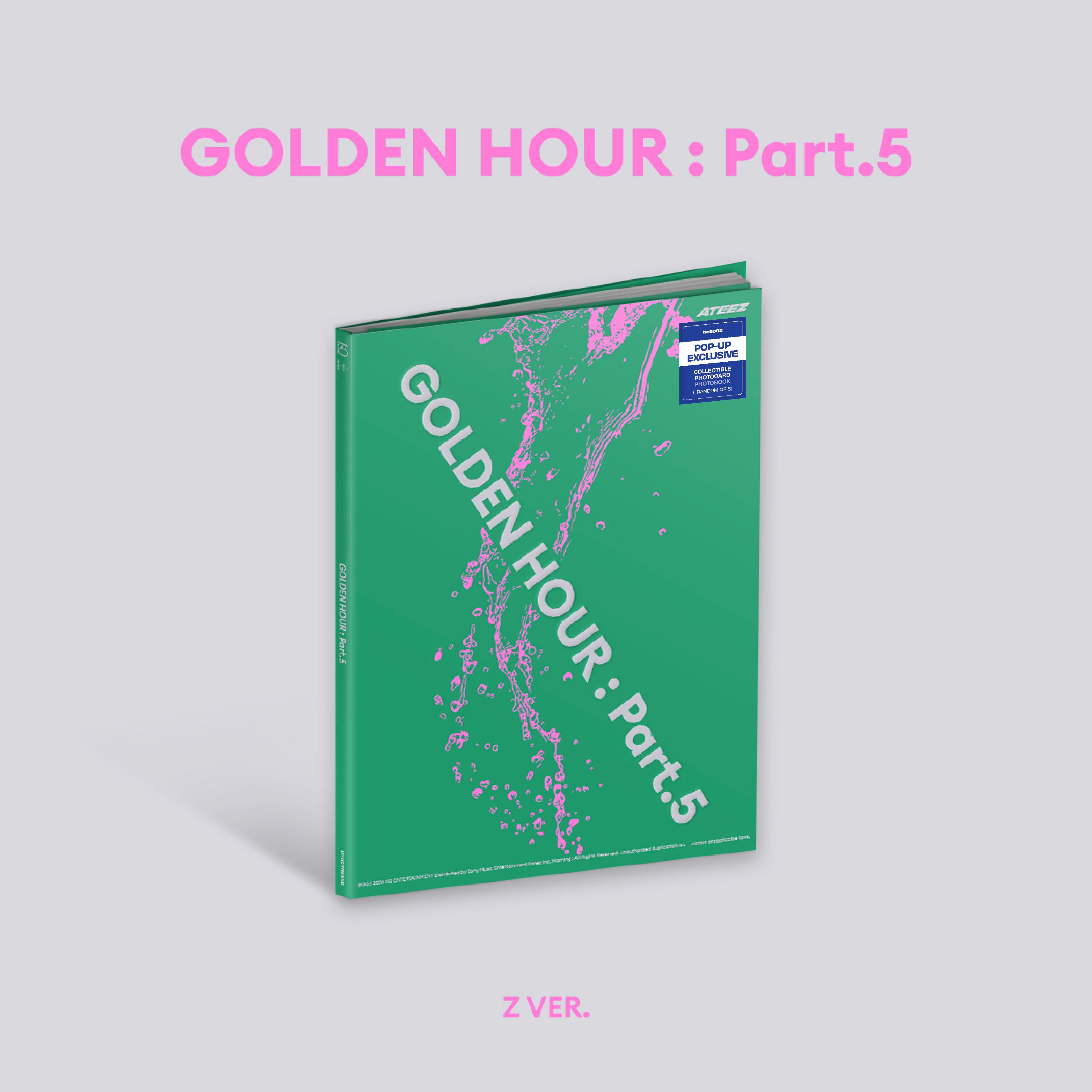 ATEEZ - GOLDEN HOUR : Part.5 (hello82 POP-UP Exclusive)