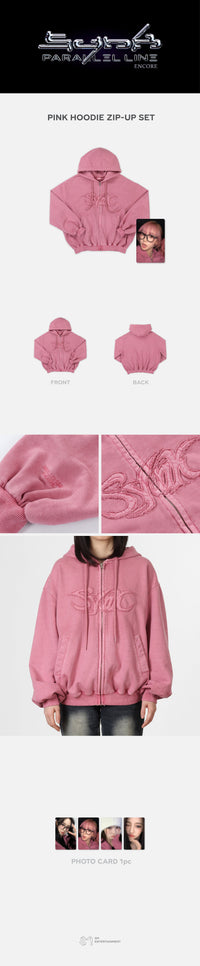 PINK HOODIE ZIP-UP SET - 2025 aespa LIVE TOUR