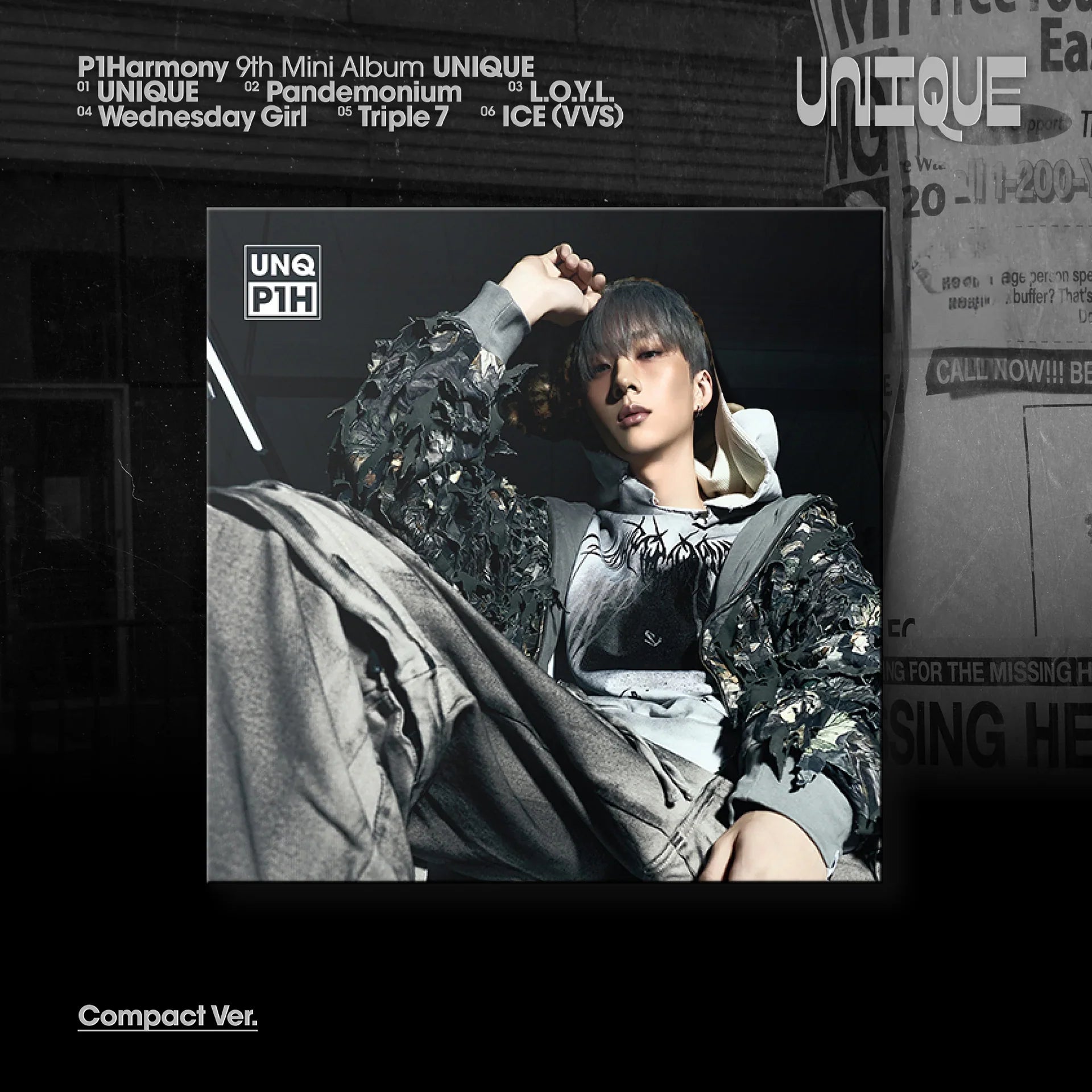 P1Harmony - UNIQUE (Compact ver.) hello82 EXCLUSIVE