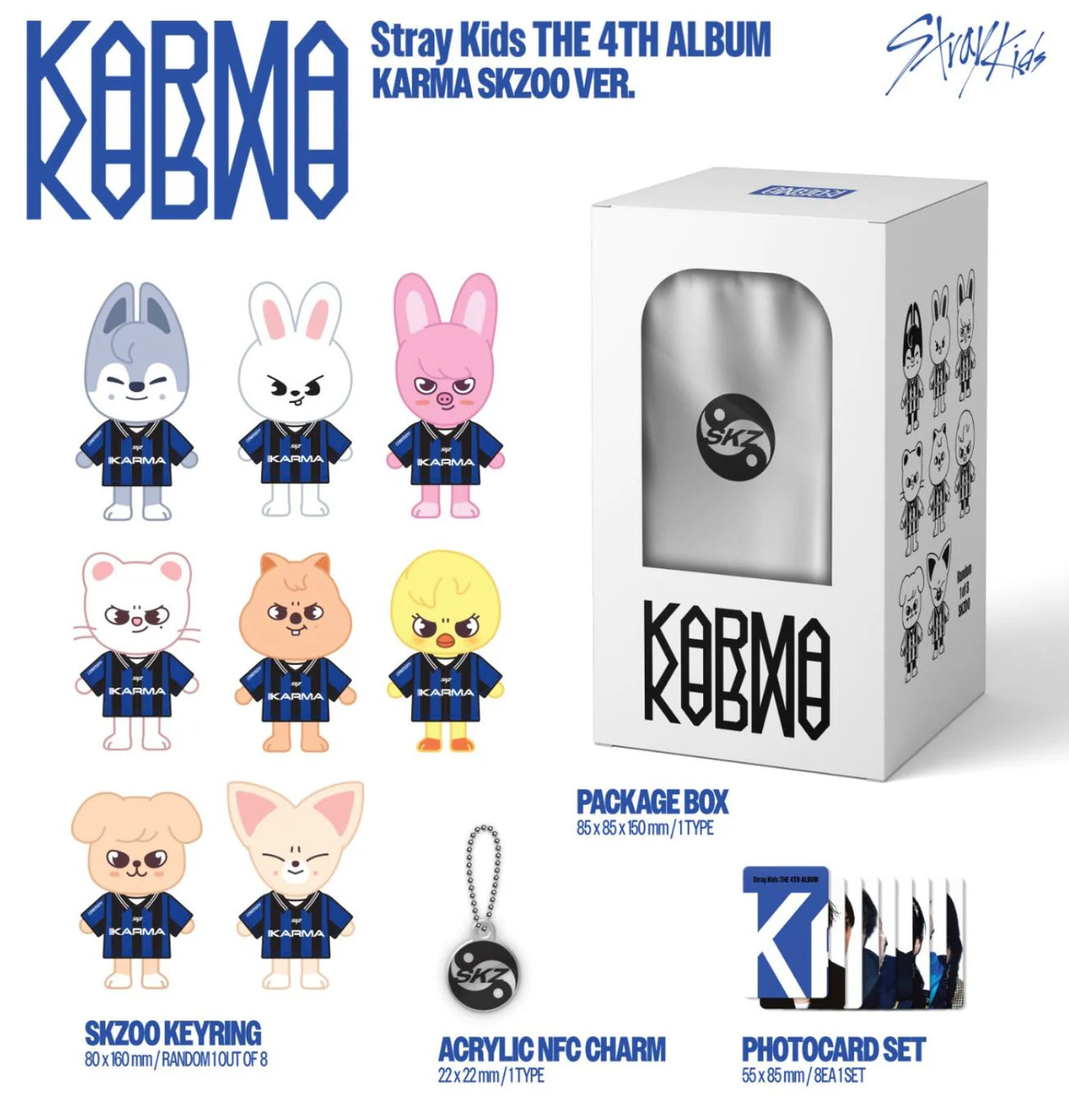Stray Kids album 'Karma' with collectible figures at KEAPOP Rotterdam