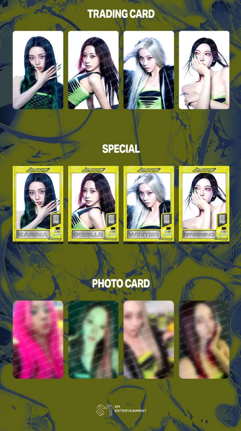 AESPA - LEMONADE MD (Random Trading Card A/B)