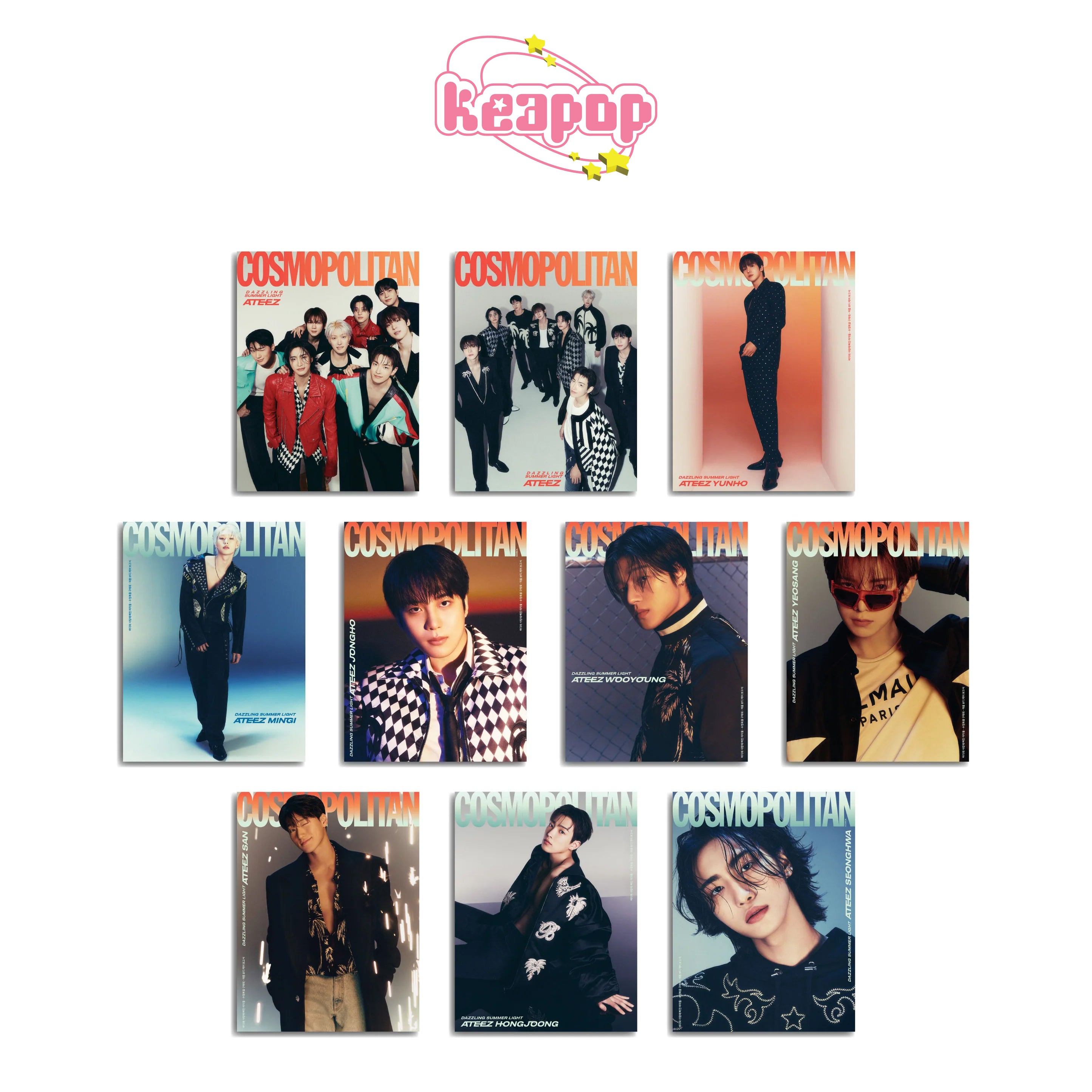 COSMOPOLITAN | 2024 JUL. | ATEEZ COVER
