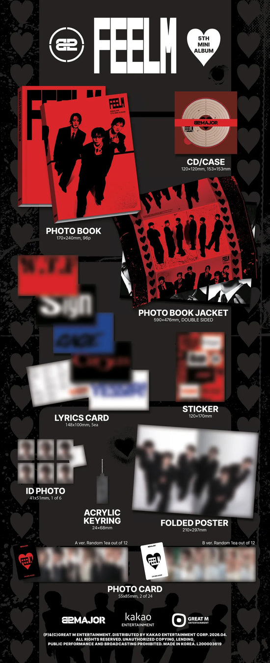82MAJOR - (SIGNED album) FEELM Photobook ver.