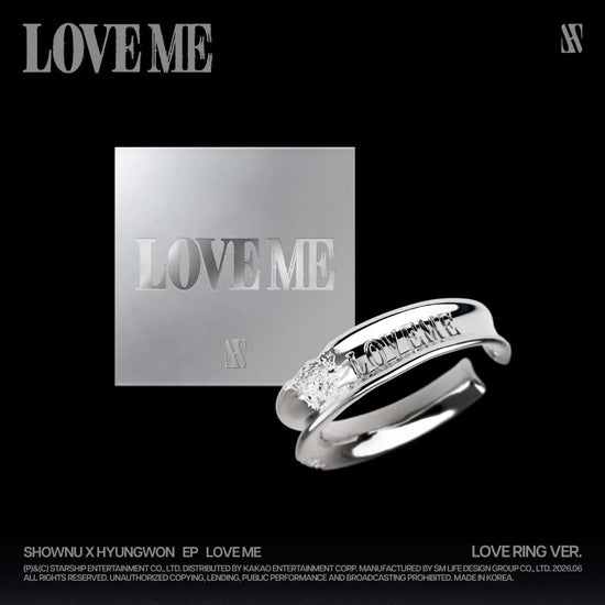 [PRE-ORDER] SHOWNU X HYUNGWON (MONSTA X) EP [LOVE ME] (LOVE RING VER.) (Limited Edition)
