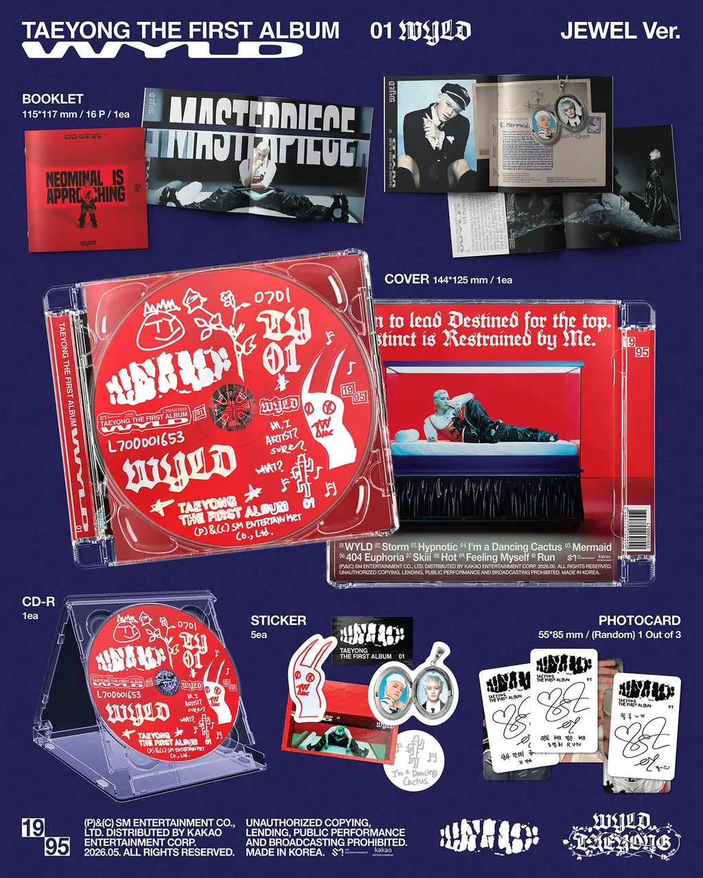 [PRE-ORDER] TAEYONG (NCT) - WYLD (JEWEL CASE VER.)
