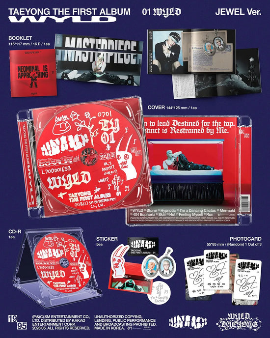 [PRE-ORDER] TAEYONG (NCT) - WYLD (JEWEL CASE VER.)