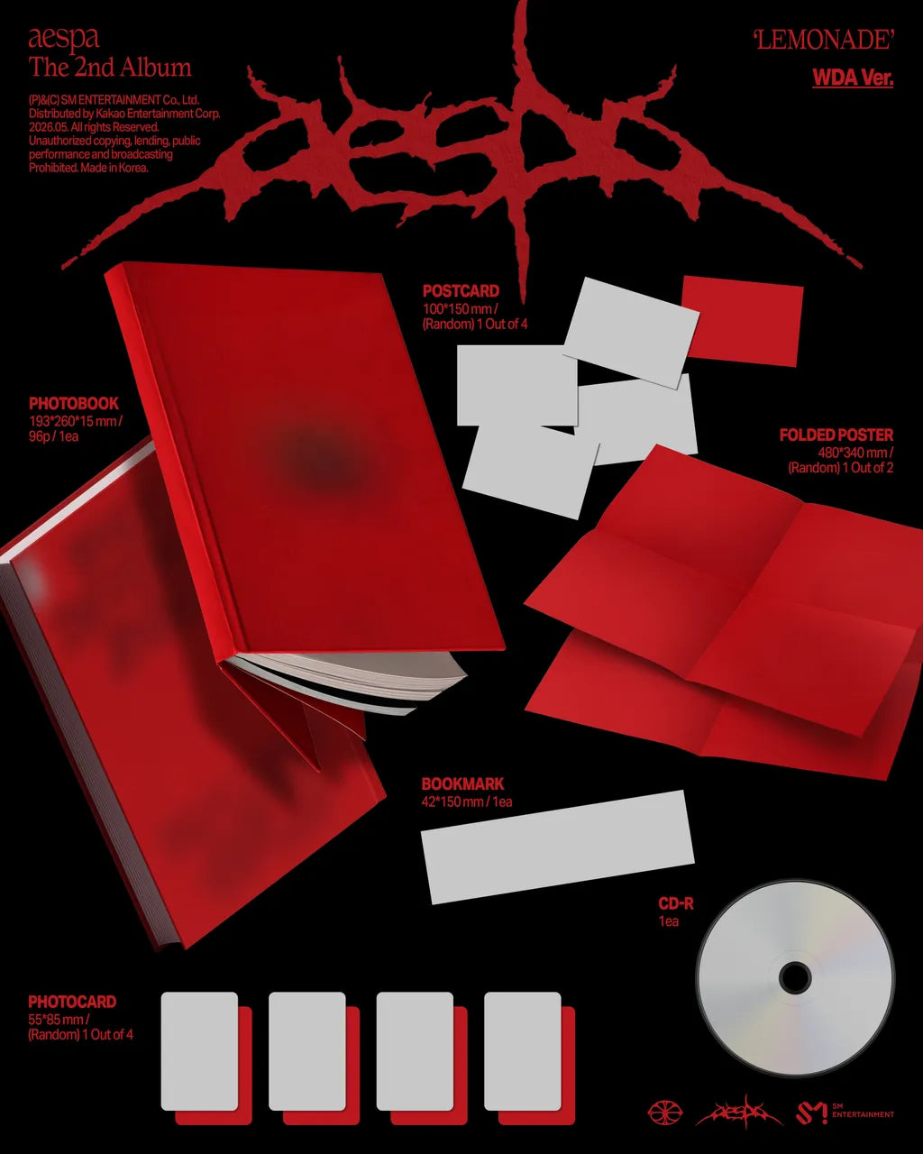 [PRE-ORDER] AESPA - LEMONADE (WDA Ver.)