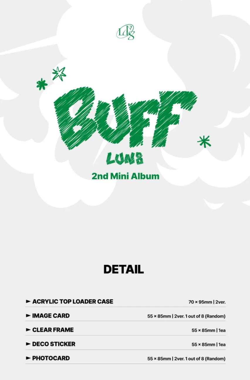 LUN8 - BUFF (2ND MINI ALBUM) - TIMECAPSULE (Green)