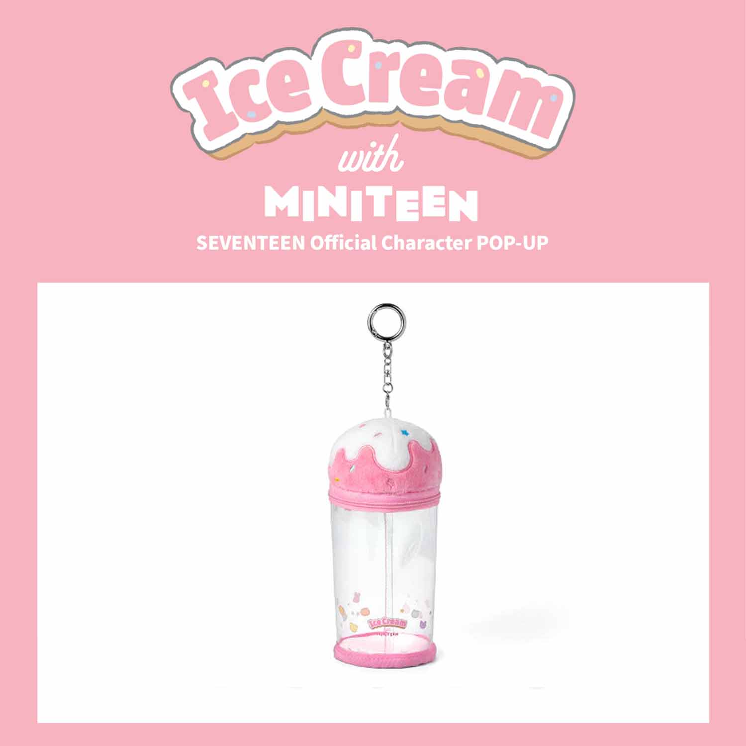 [PRE-ORDER] SEVENTEEN - PVC Pouch [Ice Cream with MINITEEN Official MD]