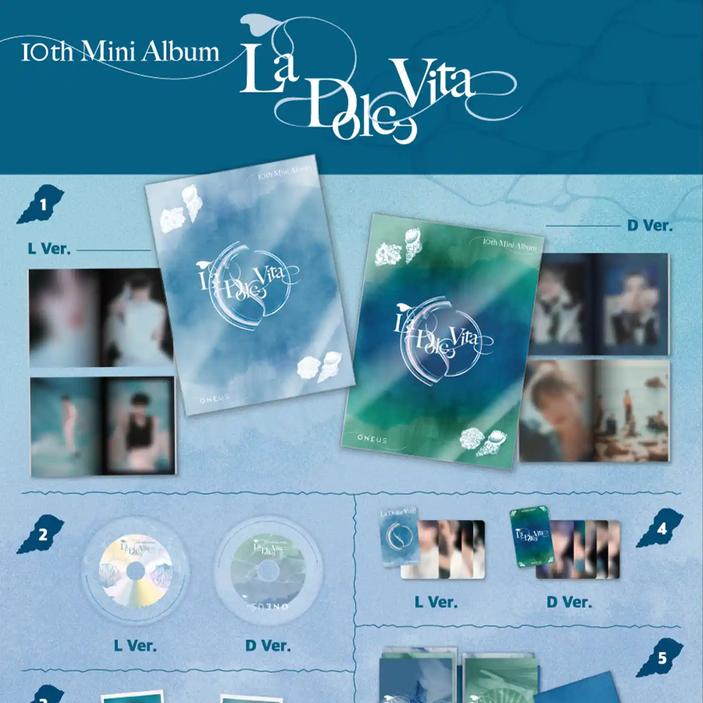 ONEUS – La Dolce Vita (10th Mini Album) [MAIN Ver.]